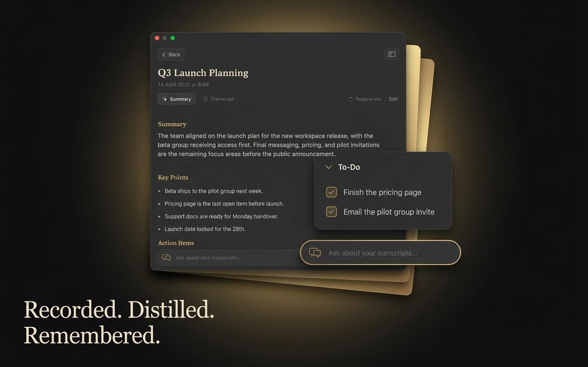 Scribe screenshot